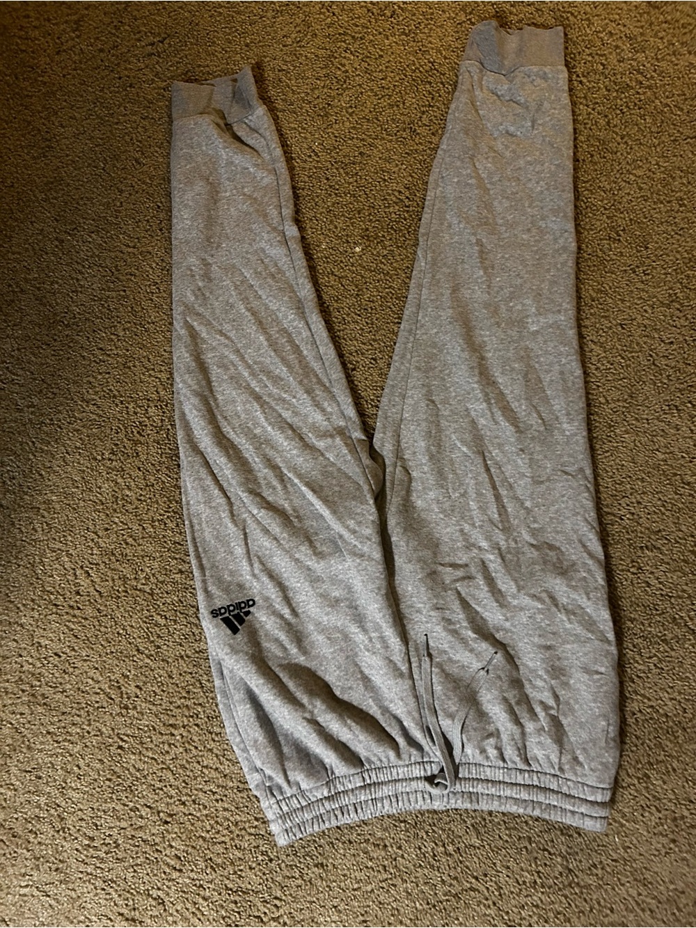 adidas Originals Kids Heather Gray Jogger Sweatpants